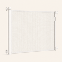 Extra-Tall Retractable Safety Gate - White View 1