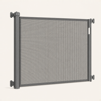 Extra-Tall Retractable Safety Gate - Grey View 2