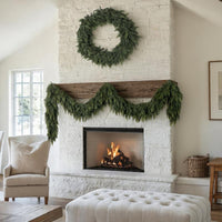The Evergreen Frost Cedar Garland (9FT) View 7