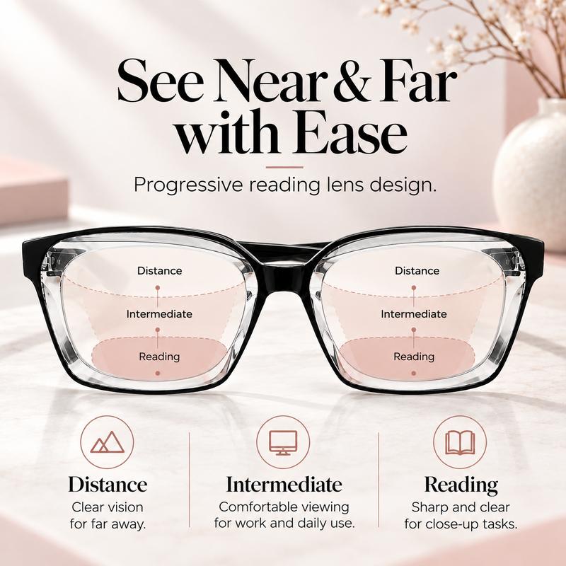 ClearVision™ Multi-Focus Progressive Reading Glasses View 5