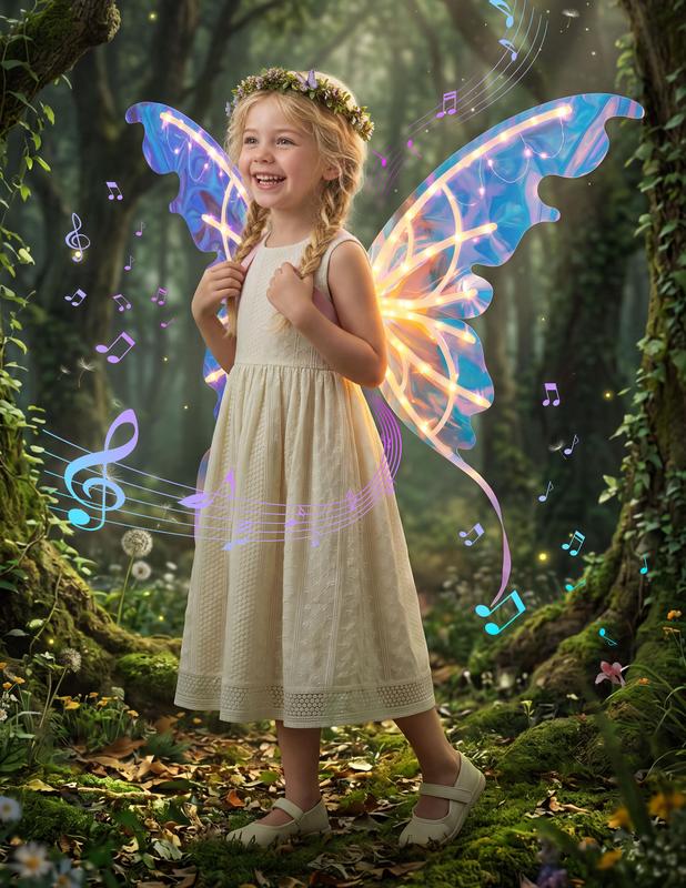 FairyGlow™ Electric Moving Butterfly Wings - Blue Variant View 6