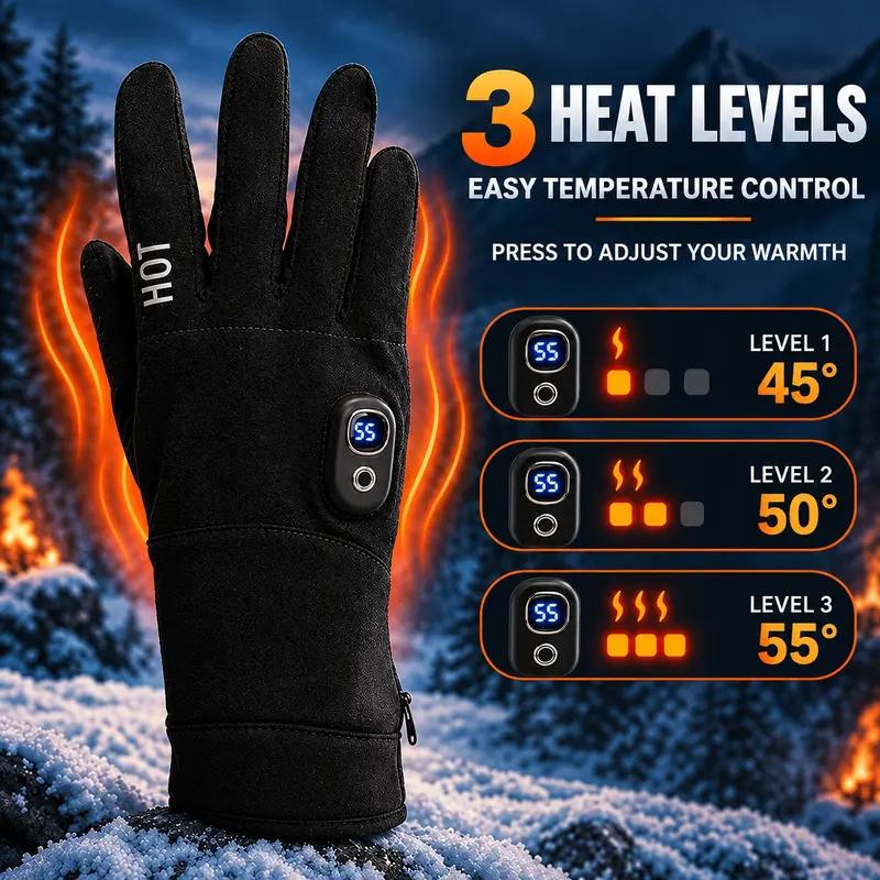 ThermoTouch™ Rechargeable Heated Gloves View 4