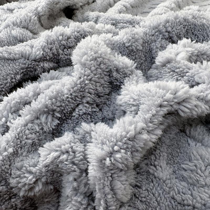 Luxury 3D Embossed Plush Fitted Sheet View 6