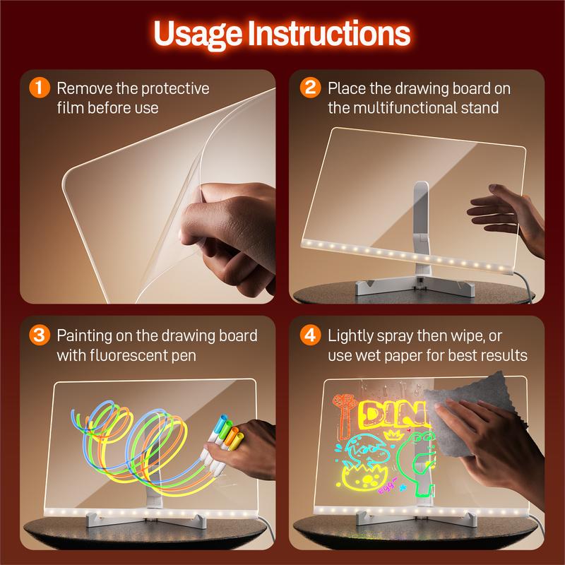 GlowPal™ Magic Light-Up Sketchpad View 3