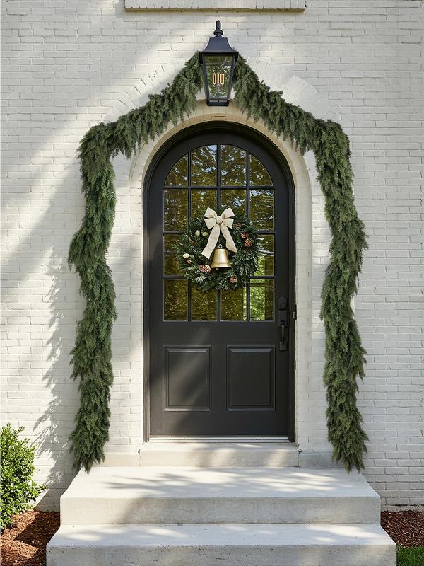 The Evergreen Frost Cedar Garland (9FT) View 4