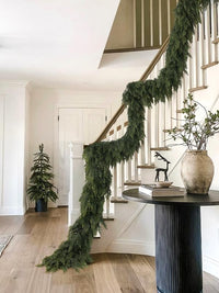 The Evergreen Frost Cedar Garland (9FT) View 2