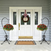 Festive Evergreen Hanging Christmas Basket View 4