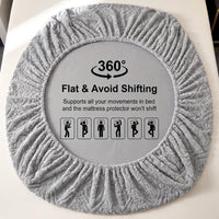Luxury 3D Embossed Plush Fitted Sheet View 5