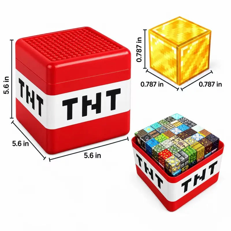 Magnetic Stackable Construction Cubes View 7