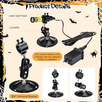 Halloween Laser Swamp Light Projector (Waterproof 360° Ground Fog Illuminator) Detail 3 View 4