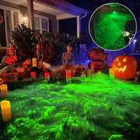Halloween Laser Swamp Light Projector (Waterproof 360° Ground Fog Illuminator) Hero View 1