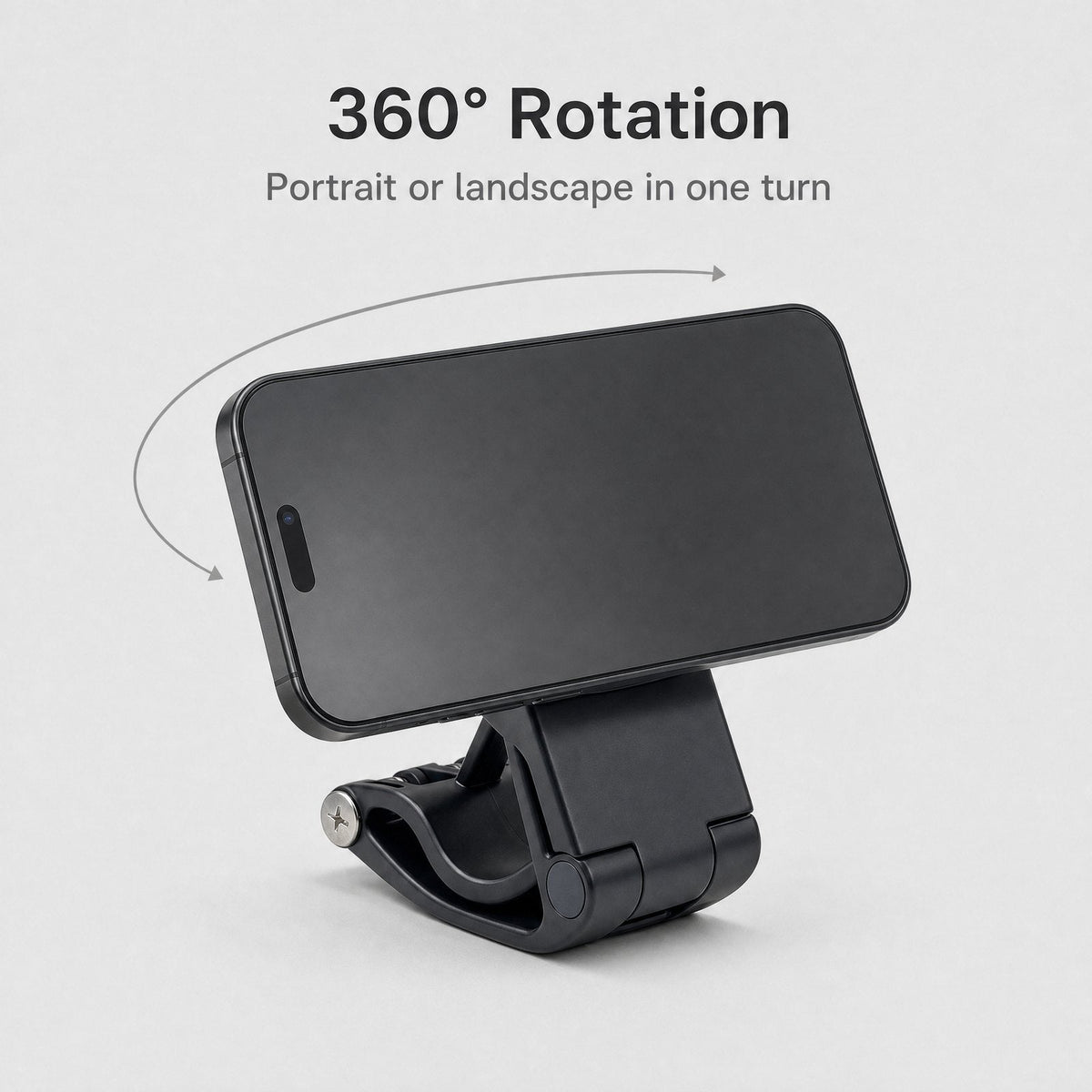 Phone turned to landscape: 360° rotation