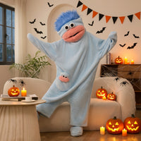 Big-Mouth Monster Onesie™ Blue View 3