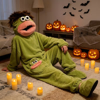 Big-Mouth Monster Onesie™ Green View 2