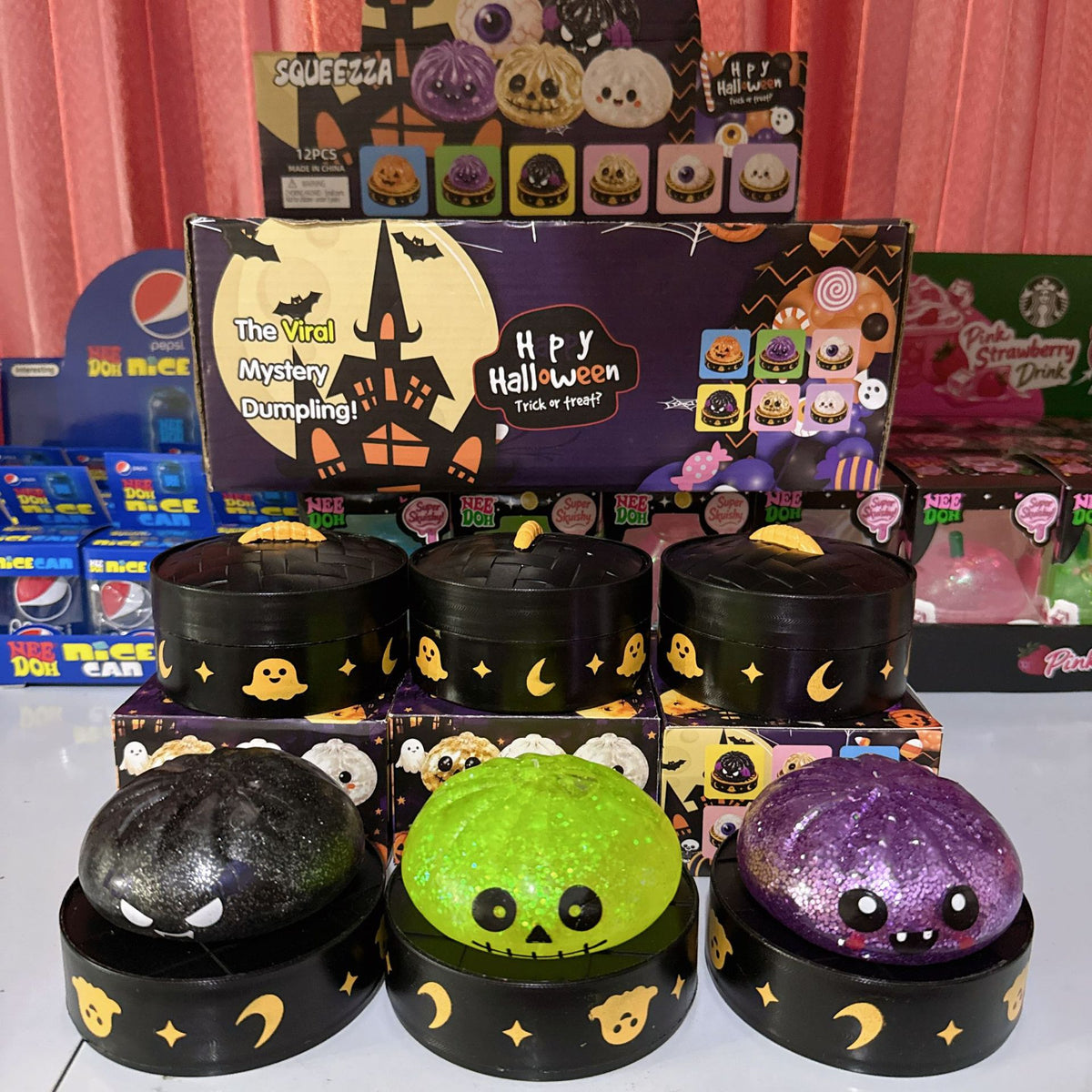 Baby Bubble™ Halloween Mystery Dumpling Squishy (Blind Steamer Edition) View 9