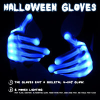 Phantom LED Skull Mask & Skeleton Gloves Set View 5