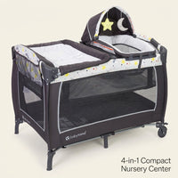 4-in-1 Compact All-in-One Portable Nursery Center View 2
