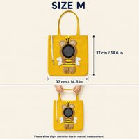 Size M measurement chart: 37 cm by 37 cm, 14.6 inches by 14.6 inches View 6
