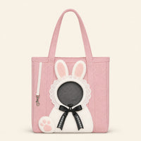 Bumble Buddy pet carrier tote in Bunny Blush Pink View 13