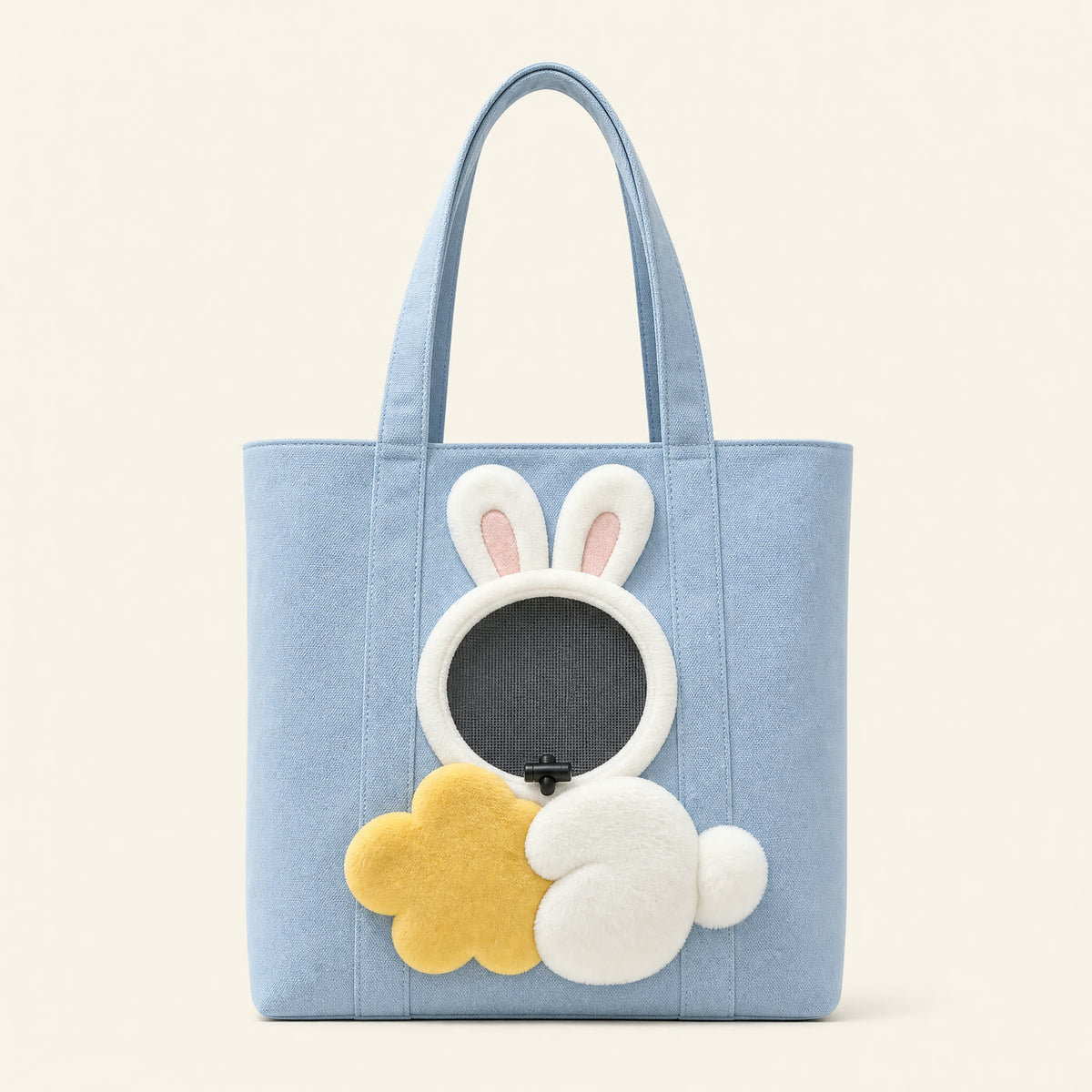 Bumble Buddy pet carrier tote in Bunny Sky Blue View 8