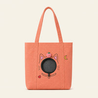 Bumble Buddy pet carrier tote in Cat Coral View 14