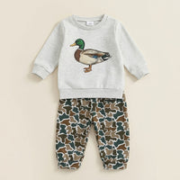 Toddler Duck Camo Patchwork Quarter-Zip Hoodie View 15