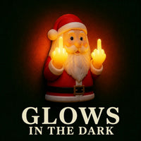 Naughty Santa Halloween and Christmas Lamp View 2