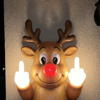 Naughty Santa Halloween and Christmas Lamp View 6