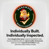 Naughty Santa Halloween and Christmas Lamp View 7