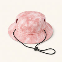 Sunny Days pet bucket hat in the Pink Tie-Dye print View 8