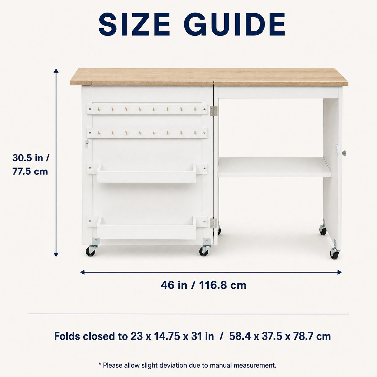 Baby Bubble™ Portable Sewing Machine Extension Table View 4