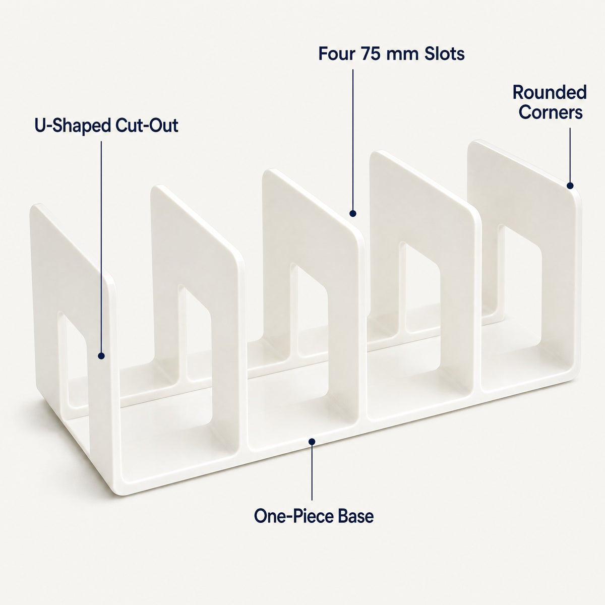 Baby Bubble™ 4-Tier Clear Acrylic Kids Shoe Rack View 2