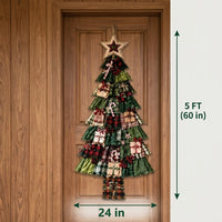 5FT DIY Hanging Christmas Tree - 5 FT (60 in) x 24 in Dimensions View 4