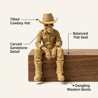 The Skeleton Cowboy Carved Sandstone Features View 3