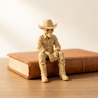 The Skeleton Cowboy Desk and Shelf Figurine Beige Hero View 1
