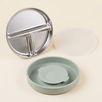 Stainless Steel Non-Toxic Toddler Suction Plate View 2