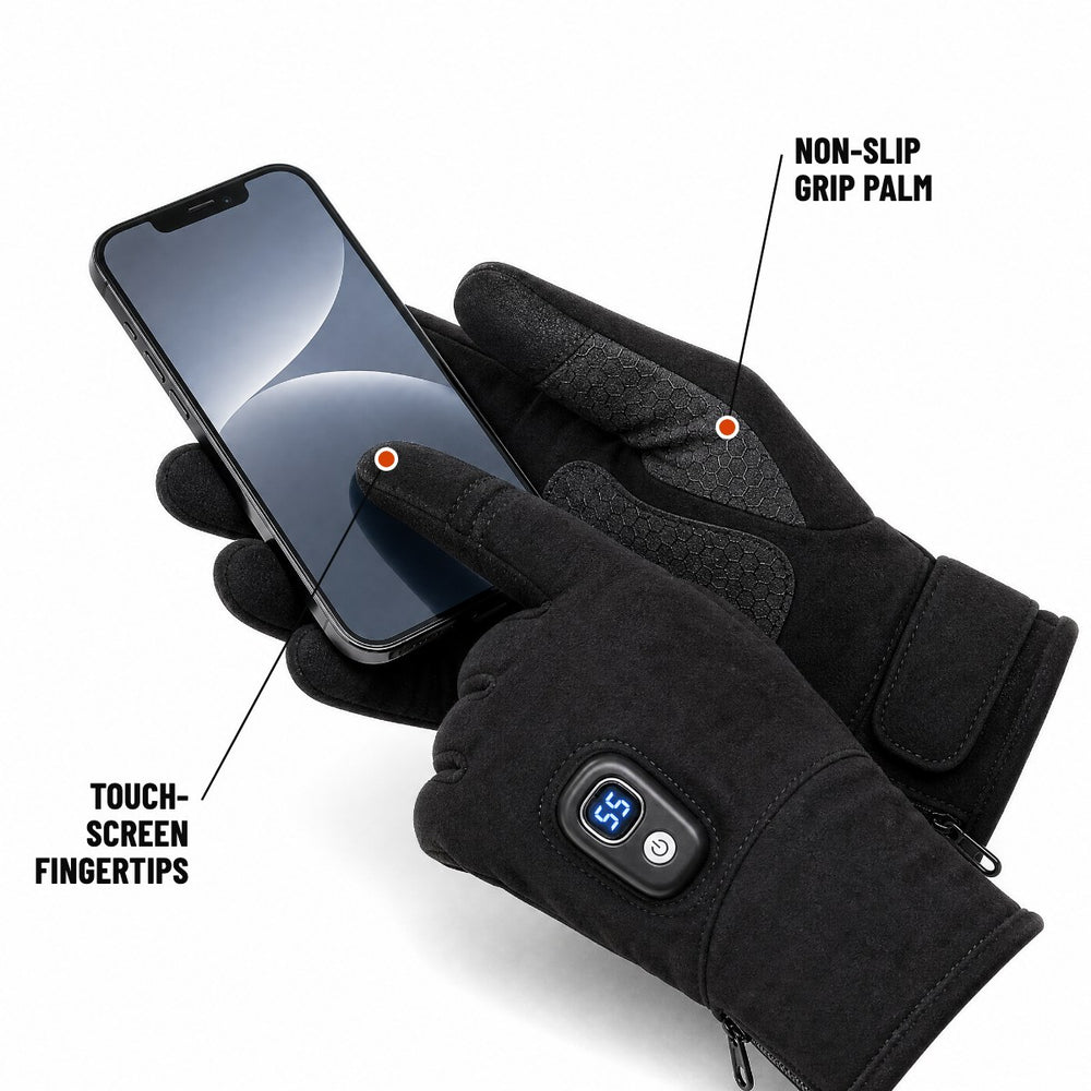 Touchscreen fingertip using a phone, non-slip grip palm