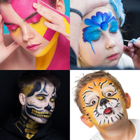 UCANBE 18-Color Water-Based Face & Body Makeup Kit (UV Glow & SFX Paint Palette) Detail 4 View 5