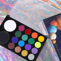 UCANBE 18-Color Water-Based Face & Body Makeup Kit (UV Glow & SFX Paint Palette) Detail 6 View 7
