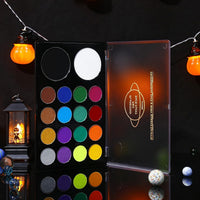UCANBE 18-Color Water-Based Face & Body Makeup Kit (UV Glow & SFX Paint Palette) Detail 8 View 9