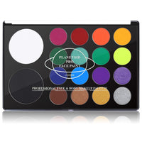 UCANBE 18-Color Water-Based Face & Body Makeup Kit (UV Glow & SFX Paint Palette) Hero View 1