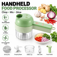 4-in-1 Multifunctional Handheld Electric Food Processor View 5